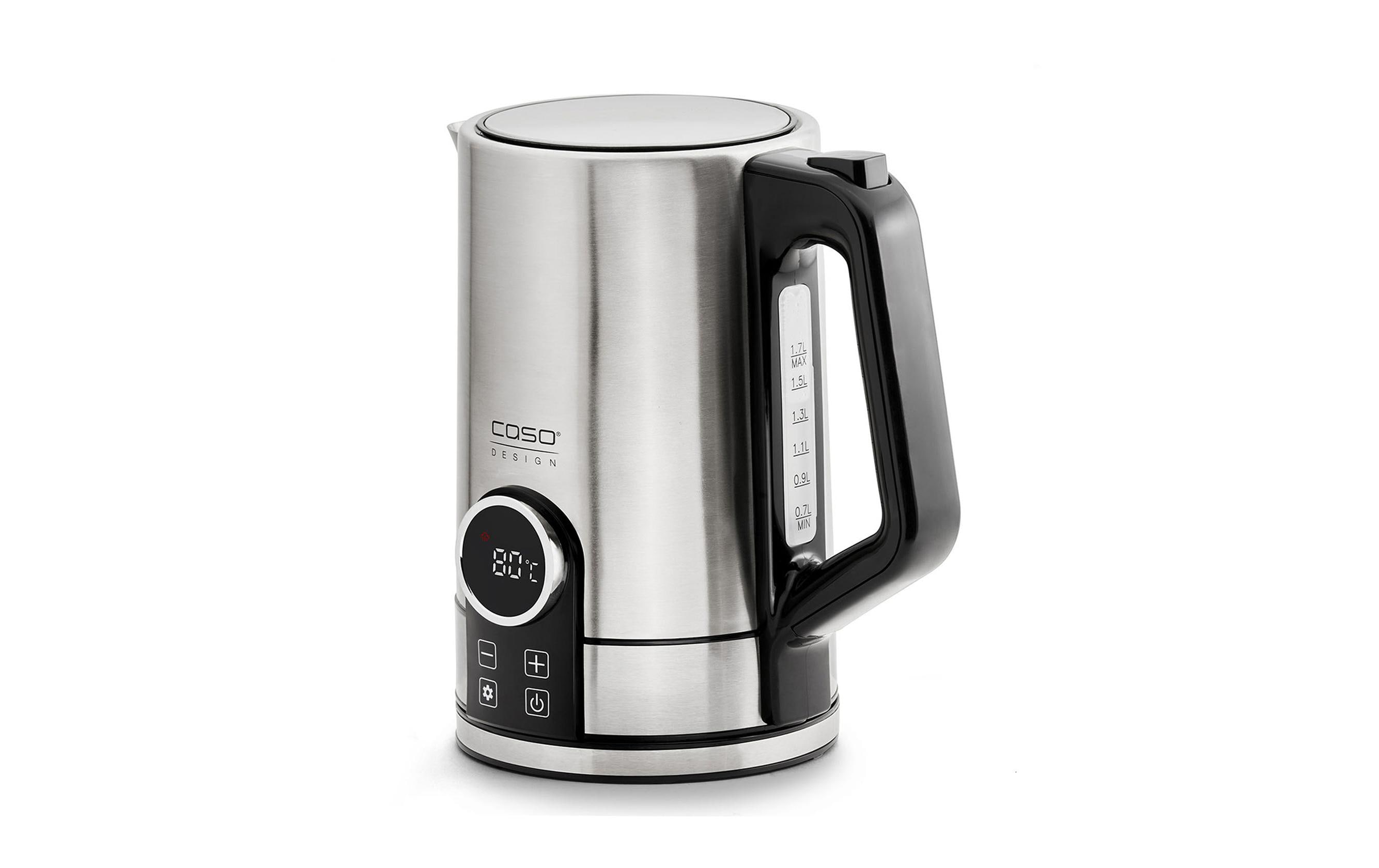 Caso Wasserkocher Selection WK 2200 Edelstahl 1.7 l 2200 W Silber
