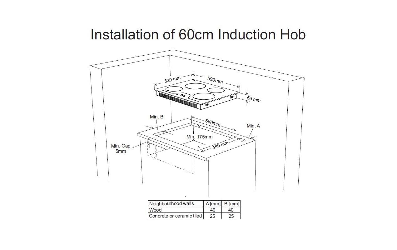 Sharp Induktionskochfeld KH-6I19FT0K-EU