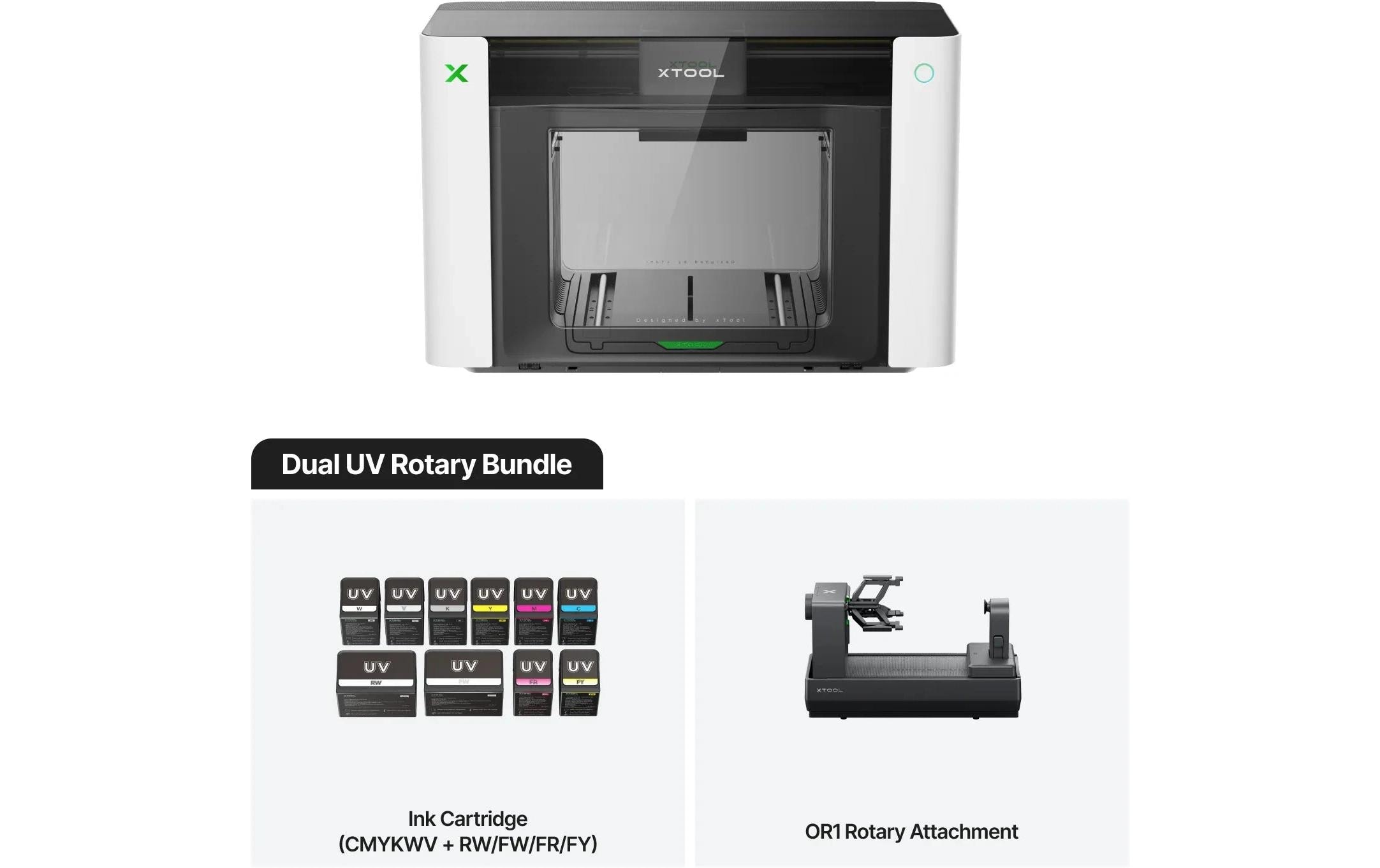 X-Tool xTool O1 Omni Dual UV Drucker Epson F1080 Print Head x2