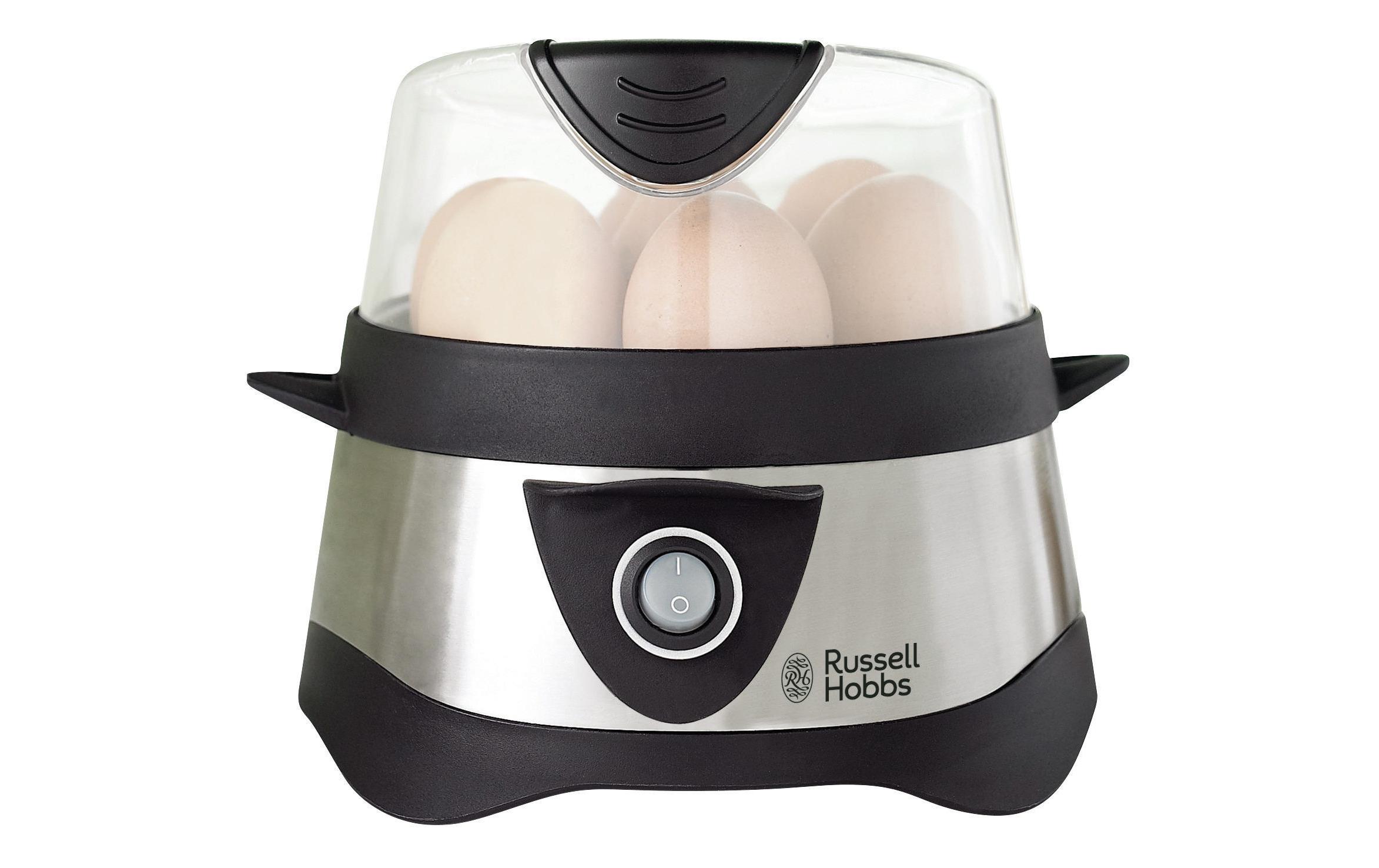 Russell Hobbs Eierkocher 14048-56 7 Eier, Schwarz/Silber