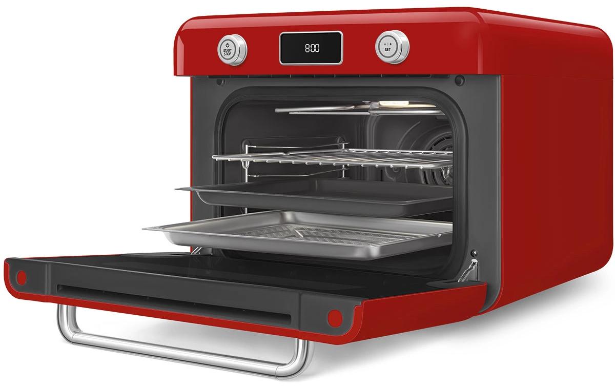 SMEG Backofen COF01RDEU 30 l, Rot