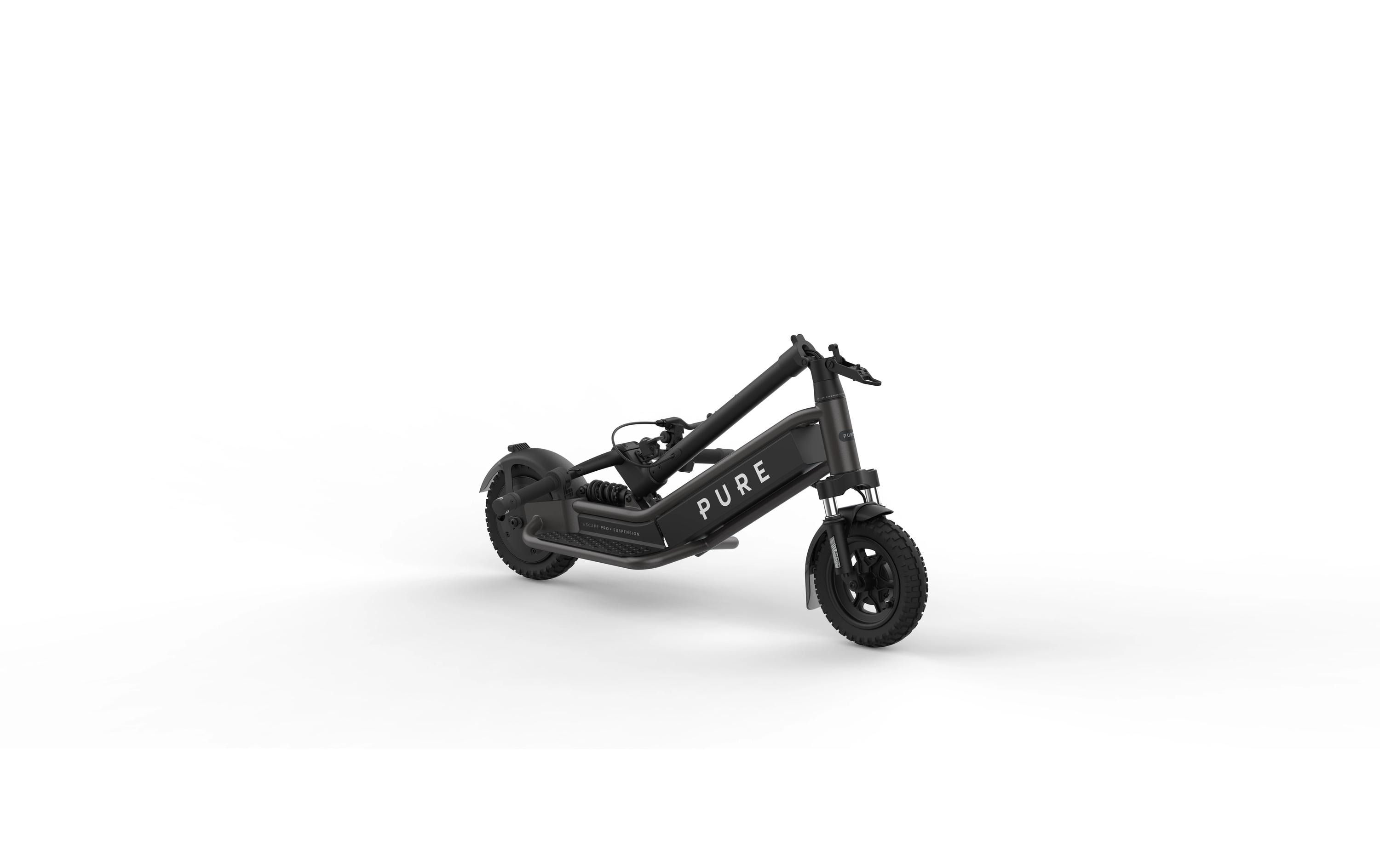 Pure Electric E-Scooter Escape Pro+ Suspension Metallisch Grau