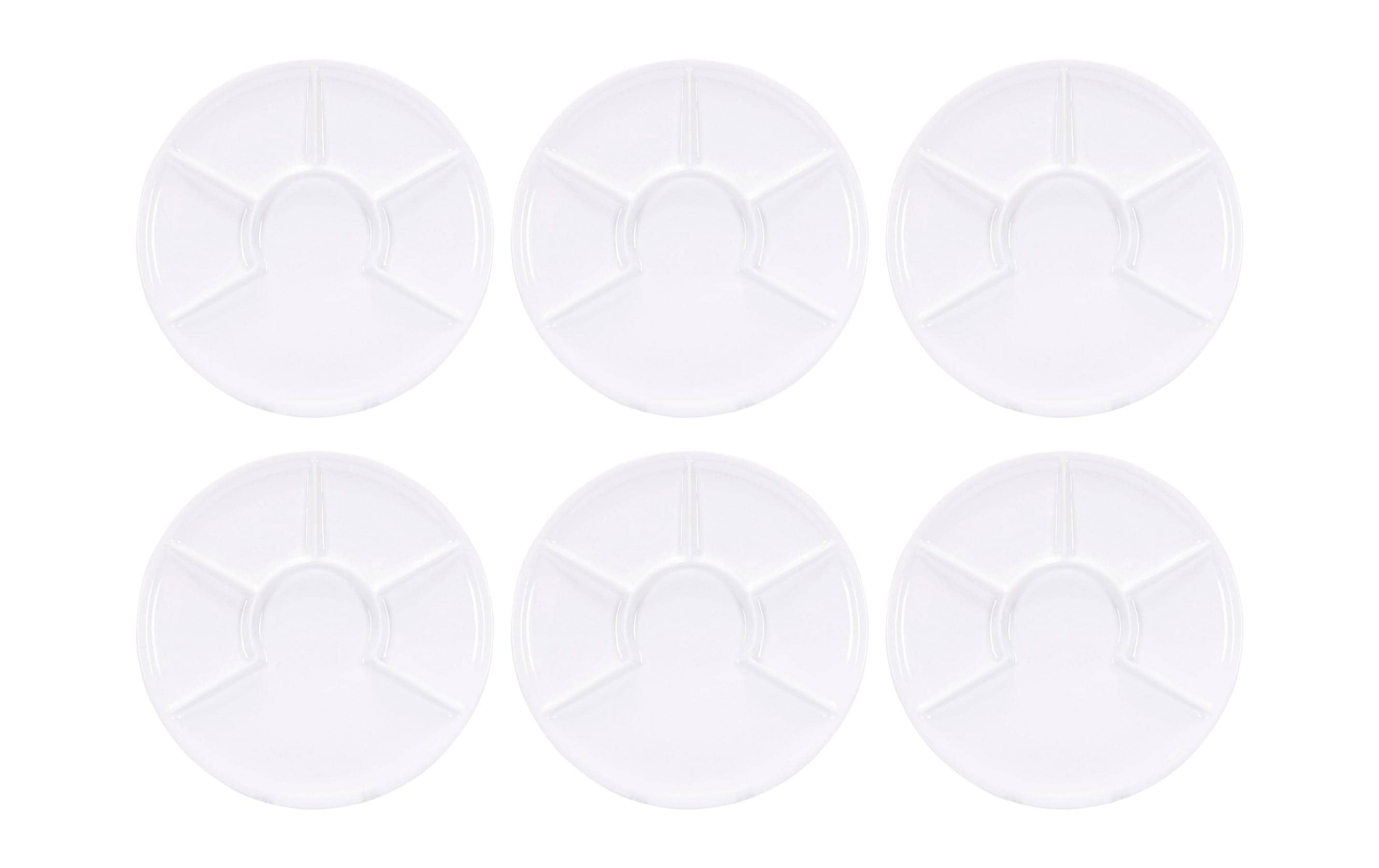 Kadastar Fondue-Teller Pure Weiss