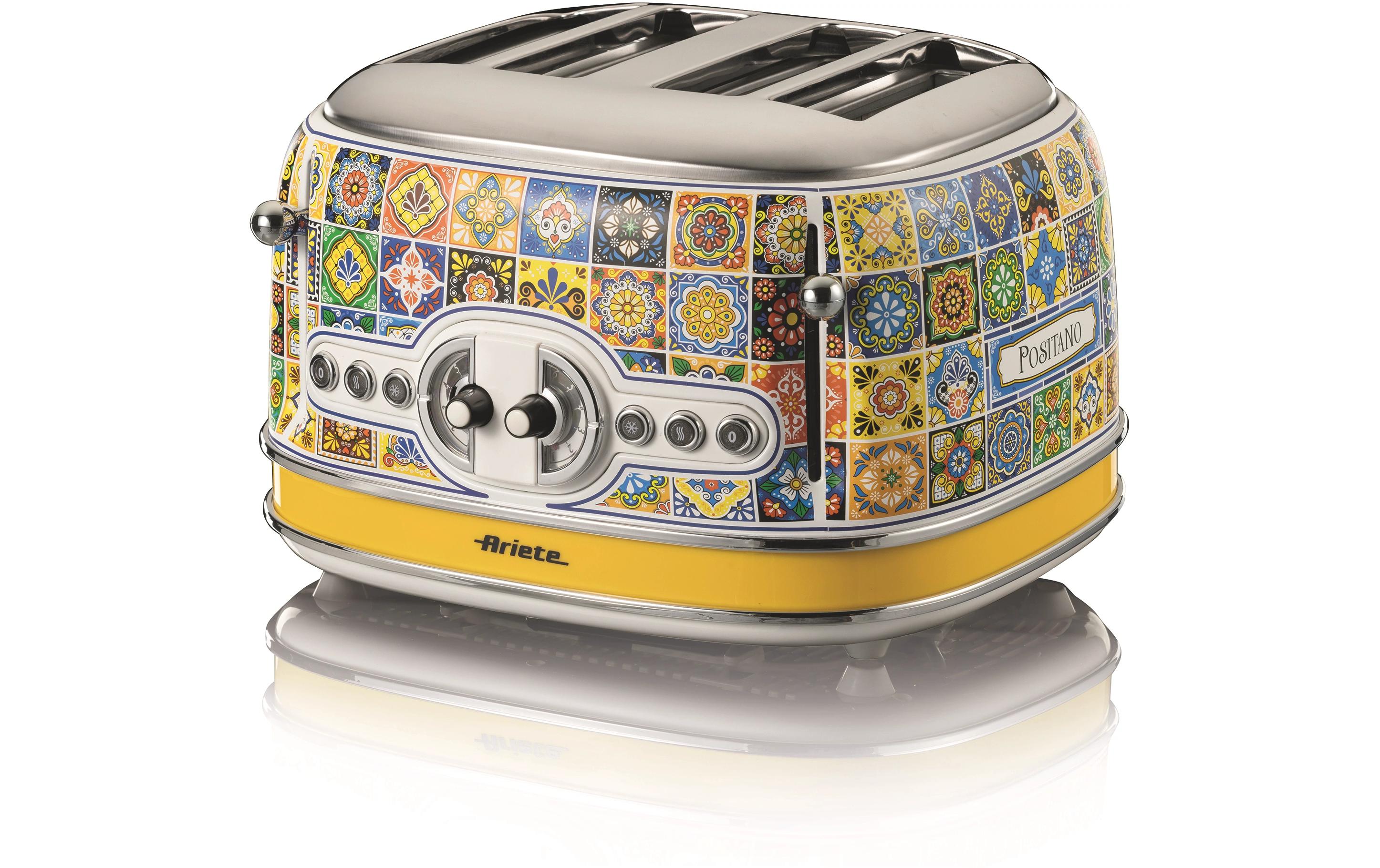 Ariete Toaster Positano ARI-156-POS Gelb Ariete Toaster Positano ARI-156-POS Gelb