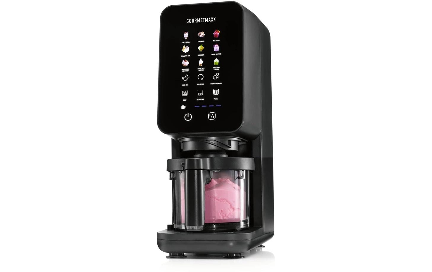 GOURMETmaxx Glacemaschine 0.86 l, Schwarz