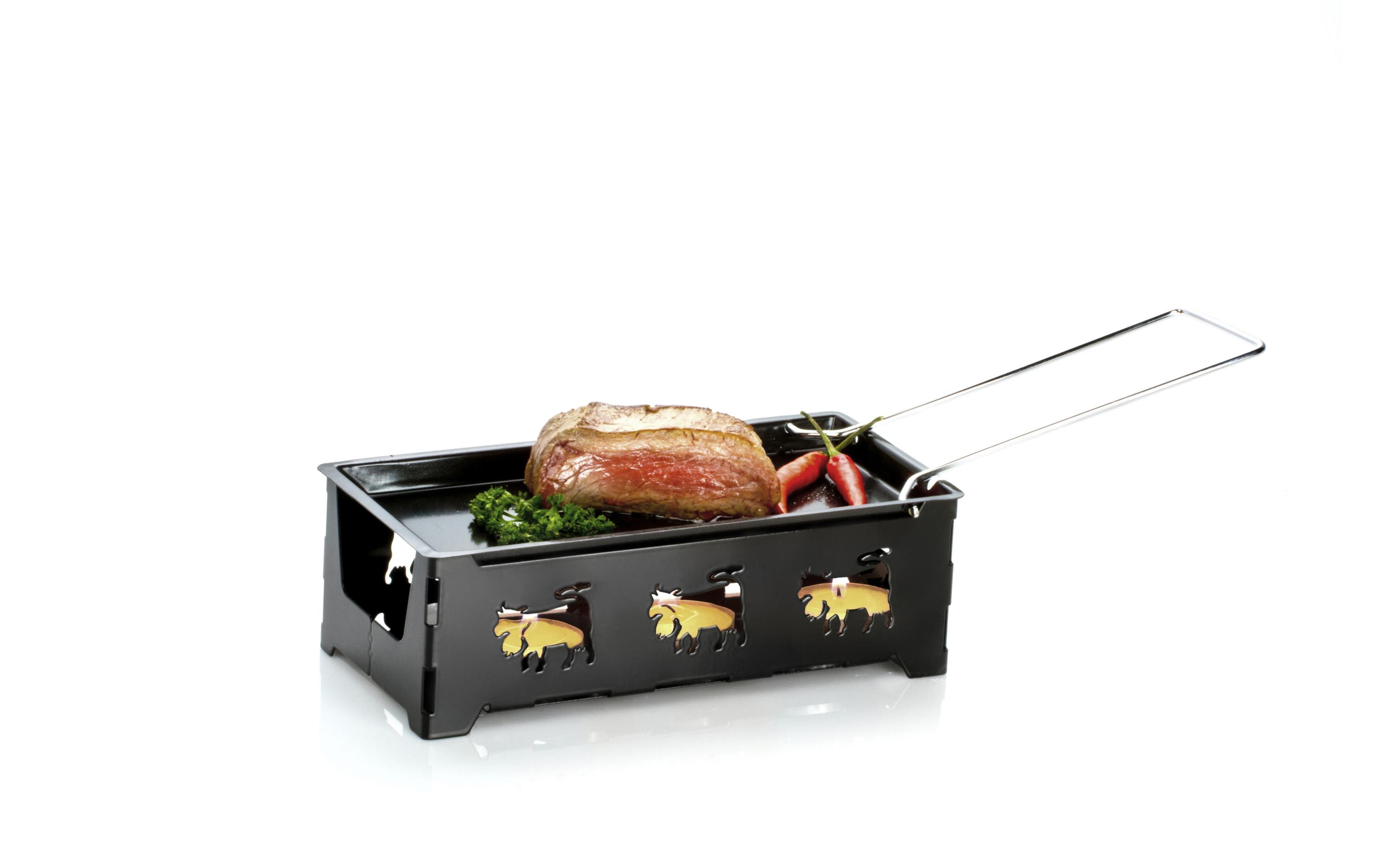 Nouvel Teelicht-Raclette Heat Cheese! @home Schwarz