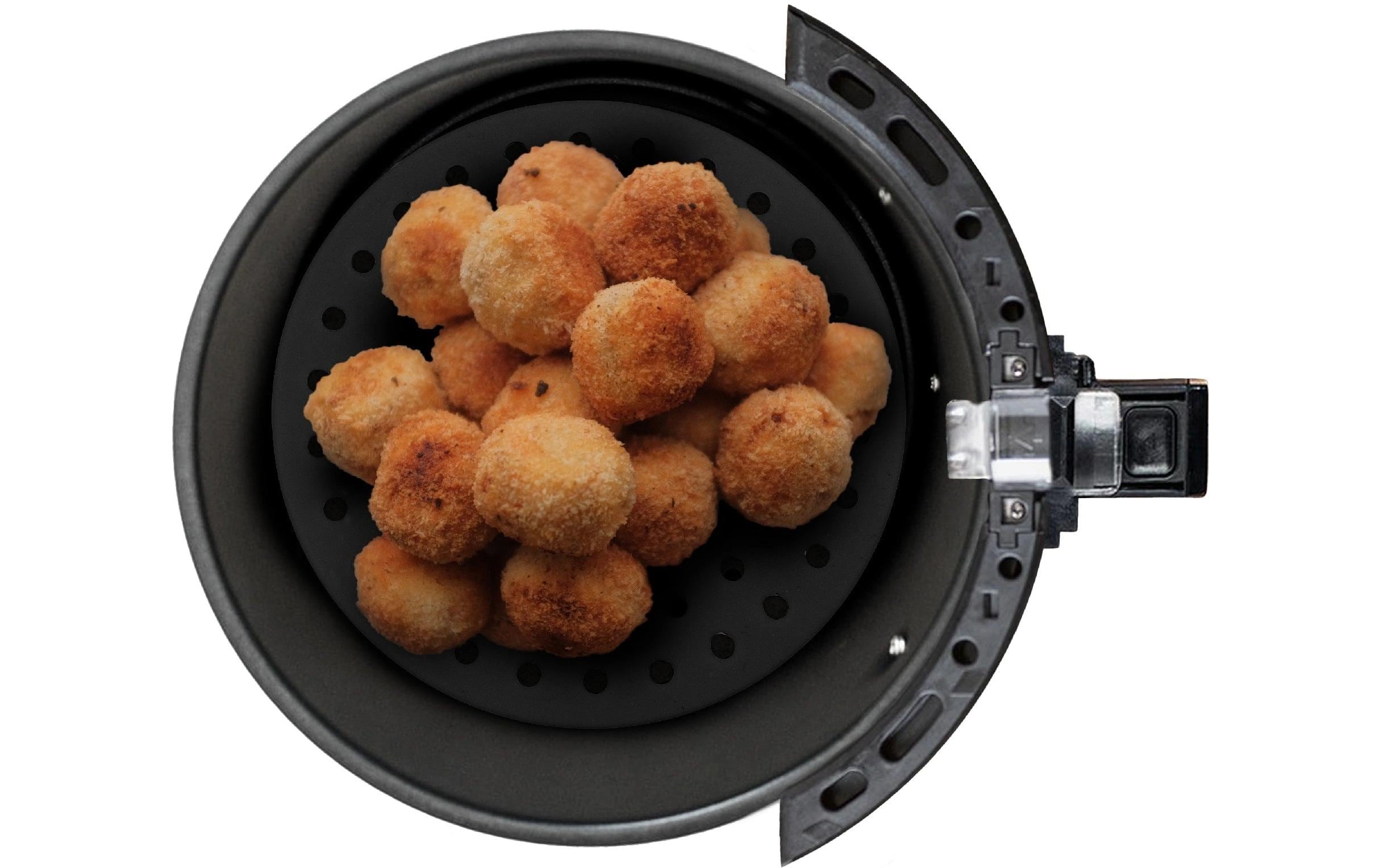 Nerthus Backeinsatz Airfryer-Backmatte rund, 2 Stück