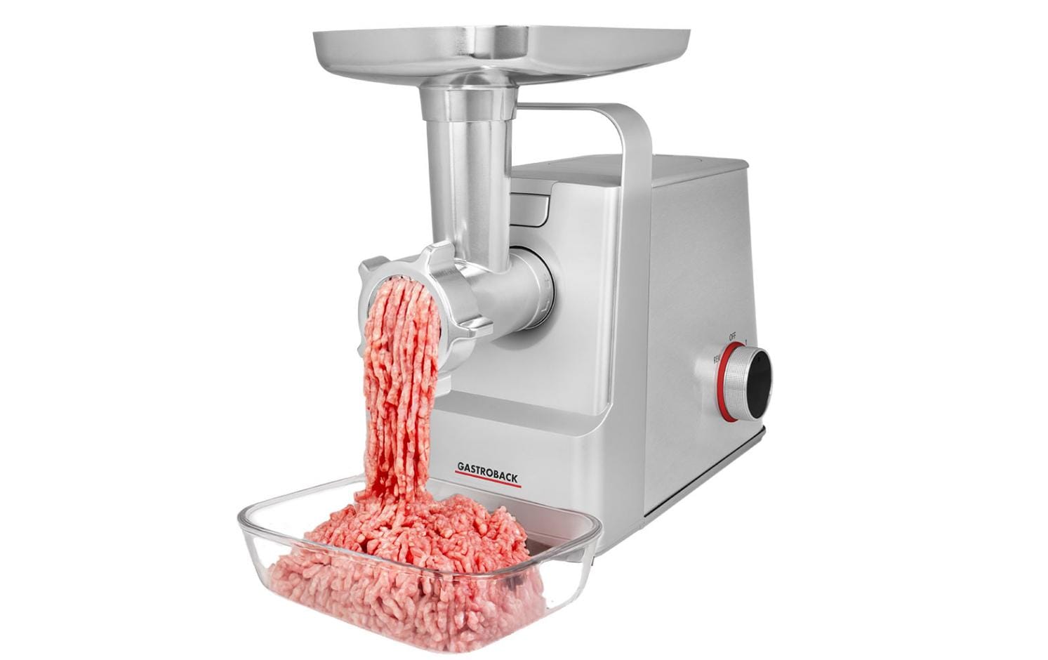 Gastroback Fleischwolf Mincer 6-in-1 Plus #6 Silber