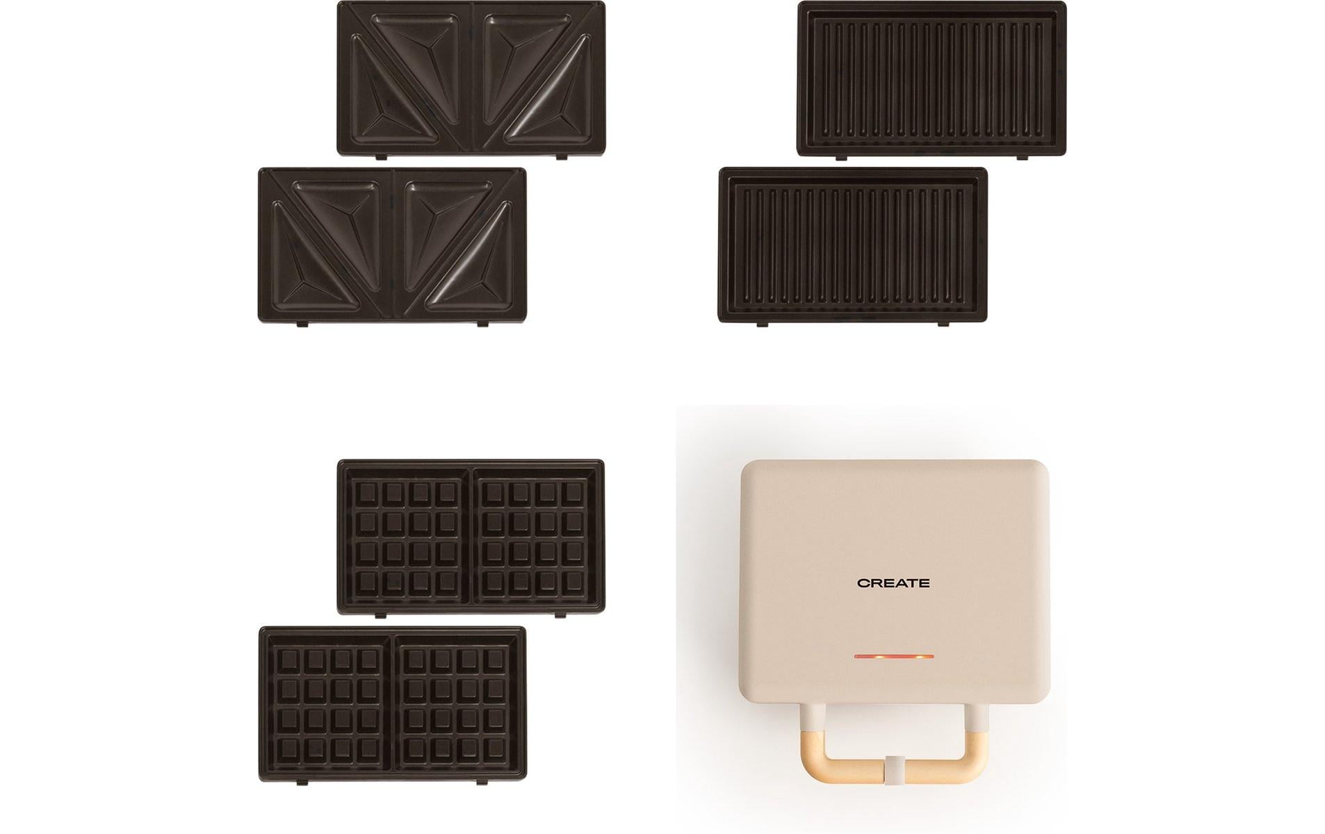 Create Waffeleisen Stone 3in1 Studio Sand