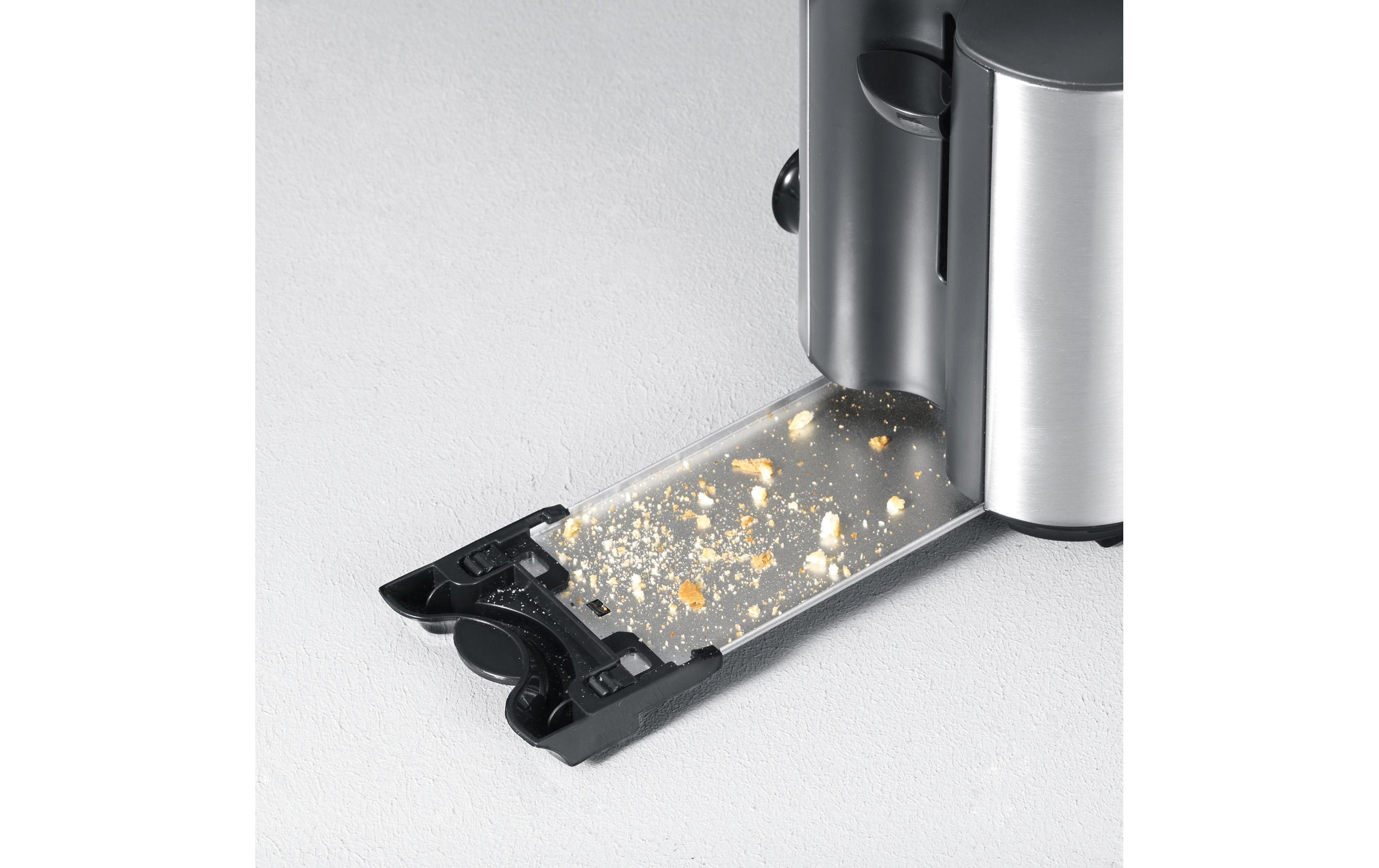 Severin Toaster Automatik-Langschlitz 2509 Silber/Schwarz