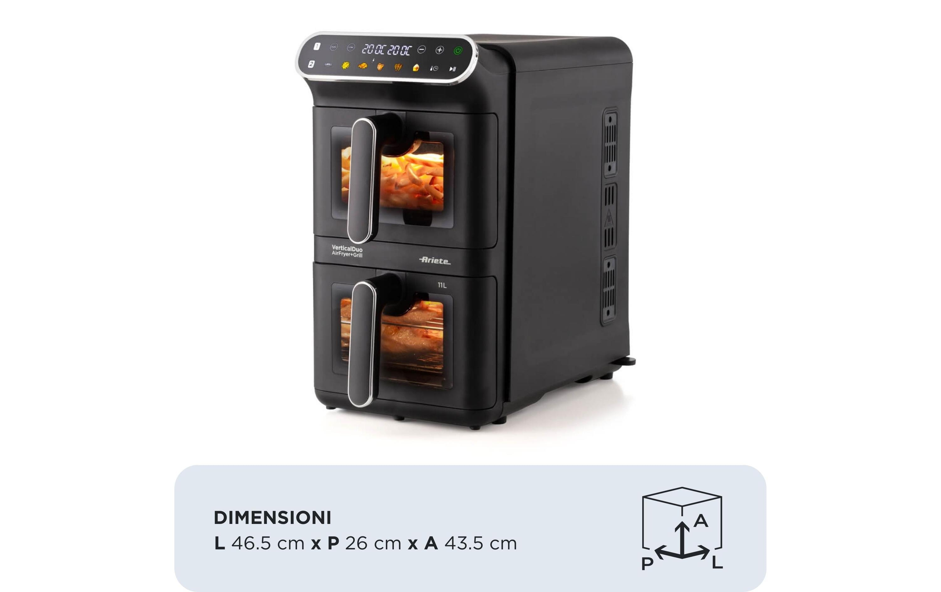 Ariete Heissluft-Fritteuse ARI-4640 11 l