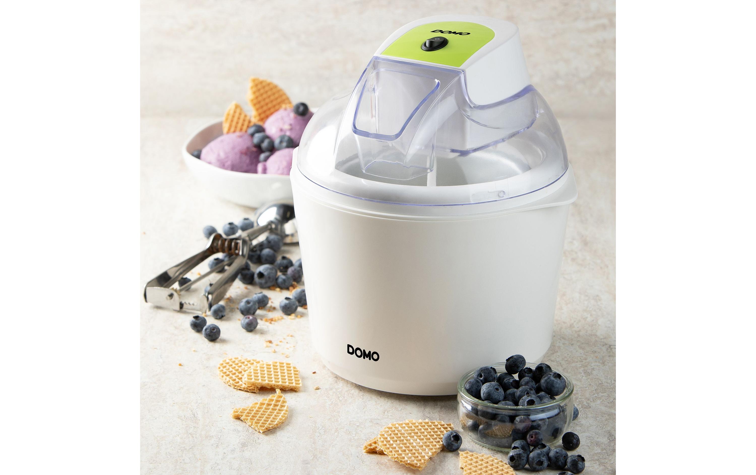 Domo Glacemaschine DO9304I 1.5 l, Weiss