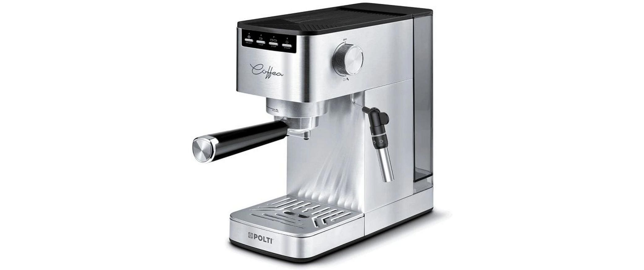 Polti Siebträgermaschine Coffea P10S Silber