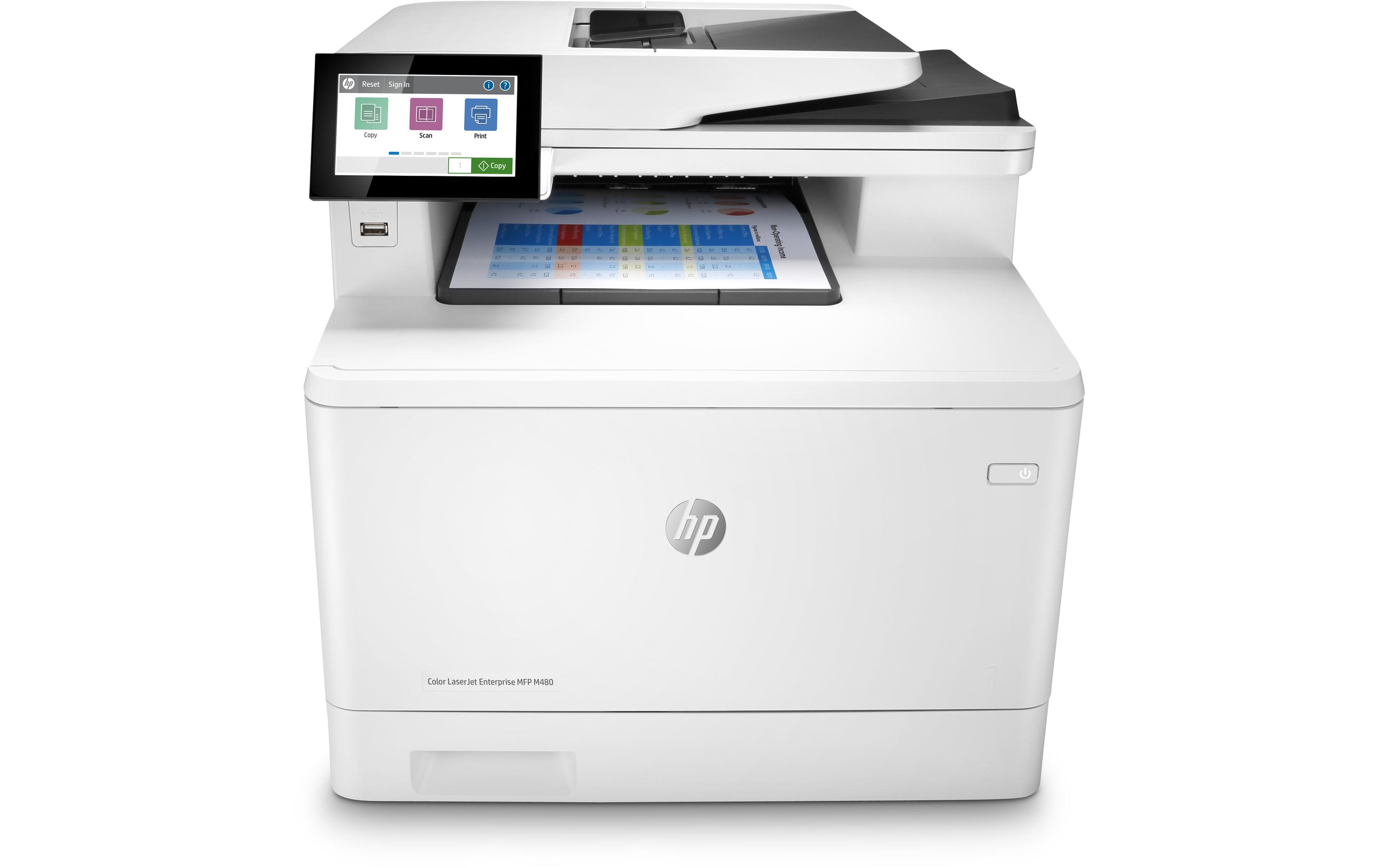 HP Multifunktionsdrucker Color LaserJet Enterprise M480f
