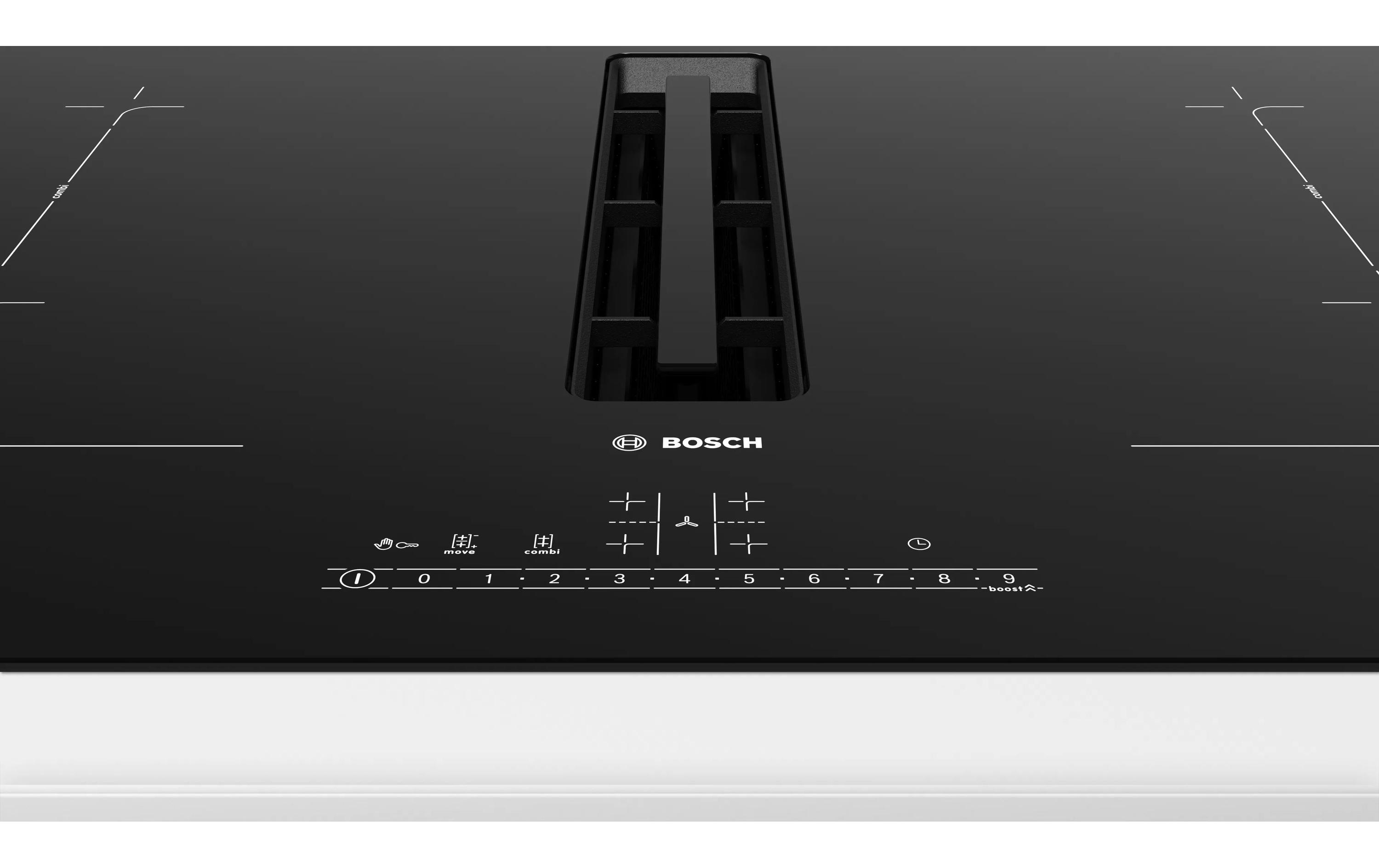 Bosch Induktionskochfeld mit Abzug PVQ811F15E Rahmenlos